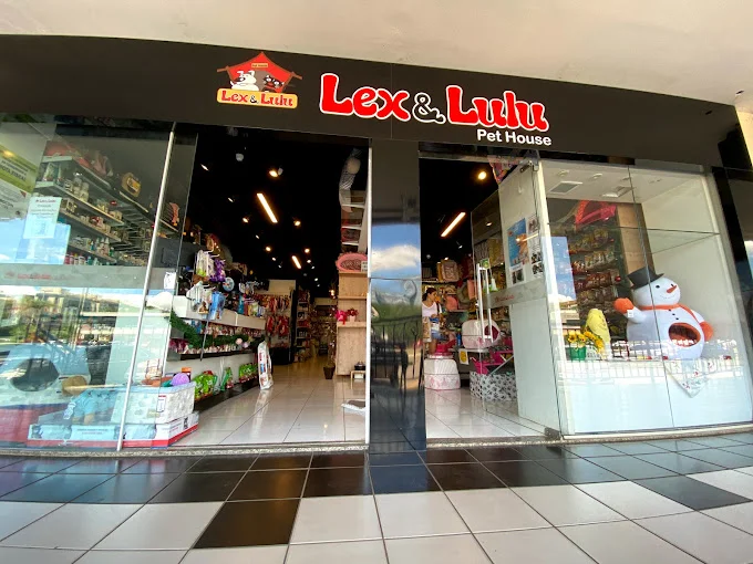 Fachada real da Lex e Lulu Pet House, no Sudoeste de Brasília